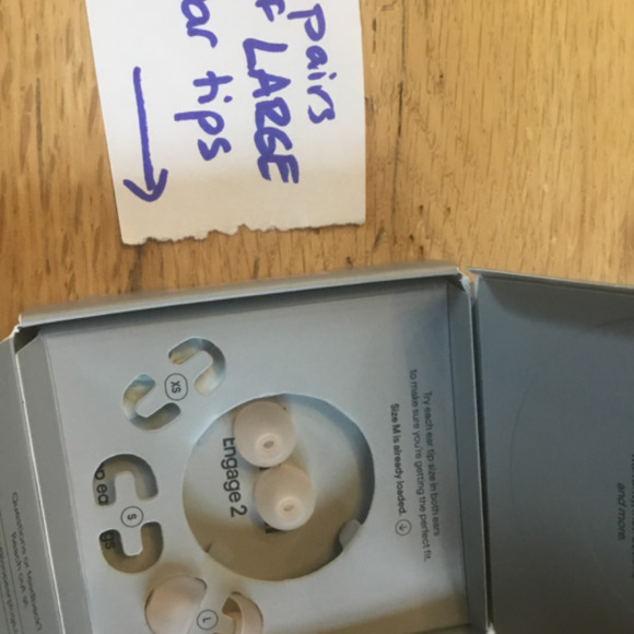 4 Loop Engage 2 earplug tips LARGE 2 pairs of large tips replacement Bundle - Picture 4 of 7